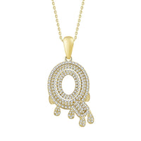 Thumbnail for MEN'S CHARM 1/3 CT ROUND DIAMOND 10K YELLOW GOLD