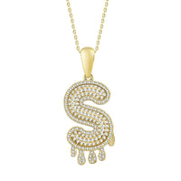Thumbnail for MEN'S CHARM 1/3 CT ROUND DIAMOND 10K YELLOW GOLD