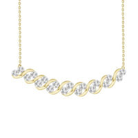 Thumbnail for LADIES NECKLACE 1/3 CT ROUND DIAMOND 10K YELLOW GOLD