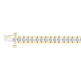 LADIES BRACELET 1 CT ROUND DIAMOND 10K YELLOW GOLD