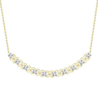 Thumbnail for LADIES NECKLACE 1/4 CT ROUND DIAMOND 10K YELLOW GOLD