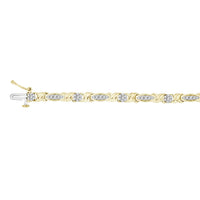Thumbnail for LADIES BRACELET 1/2 CT ROUND DIAMOND 10K YELLOW GOLD