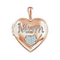 Thumbnail for LADIES PENDANT 1/20 CT ROUND DIAMOND 10K ROSE GOLD