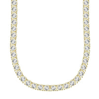 Thumbnail for MEN'S NECKLACE 16 1/4 CT ROUND DIAMOND 14K YELLOW GOLD