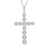 Thumbnail for LADIES PENDANT 1/2 CT ROUND DIAMOND 10K WHITE GOLD