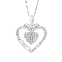 Thumbnail for LADIES PENDANT 1/6 CT ROUND DIAMOND 10K WHITE GOLD