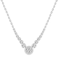 Thumbnail for LADIES NECKLACES 1/3 CT ROUND DIAMOND 10K White GOLD