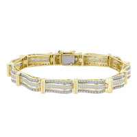 Thumbnail for LADIES BRACELETS 1 CT ROUND DIAMOND 10K Yellow GOLD