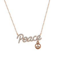 Thumbnail for LADIES NECKLACE 1/5 CT ROUND DIAMOND 10K ROSE GOLD