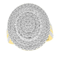 Thumbnail for LADIES RING 2 CT ROUND DIAMOND 10K YELLOW GOLD