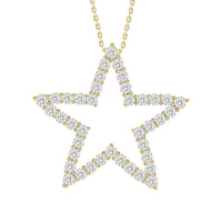 Thumbnail for MEN'S CHARMS 1 1/2 CT ROUND DIAMOND 10K YELLOW GOLD
