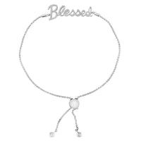 Thumbnail for LADIES DIAMOND BRACELET 1/5 CT ROUND DIAMOND SILVER