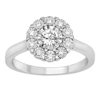 Thumbnail for LADIES RING 1/3 CT ROUND DIAMOND 10K WHITE GOLD