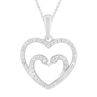 Thumbnail for LADIES PENDANT 1/6 CT  ROUND DIAMOND 10K WHITE GOLD