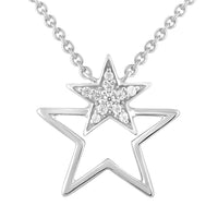 Thumbnail for LADIES PENDANT 1/20 CT  ROUND DIAMOND 10K WHITE GOLD