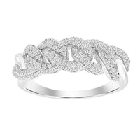 Thumbnail for LADIES BAND 1/3 CT ROUND DIAMOND 10K WHITE GOLD