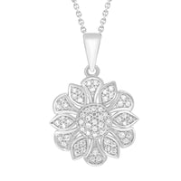 Thumbnail for LADIES PENDANT 1/4 CT ROUND DIAMOND 10K WHITE GOLD