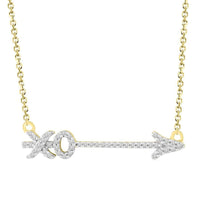 Thumbnail for LADIES PENDANT 1/6 CT ROUND DIAMOND 10KT YELLOW GOLD WITH CHAIN