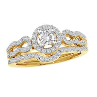 Thumbnail for LADIES BRIDAL RING 7/8 CT ROUND DIAMOND 14K YELLOW GOLD