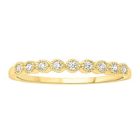 Thumbnail for LADIES STACKBLE BAND 1/2 CT ROUND DIAMOND 14K YELLOW GOLD