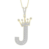 Thumbnail for MEN'S CHARM 3/8 CT ROUND DIAMOND 10K YELLOW GOLD