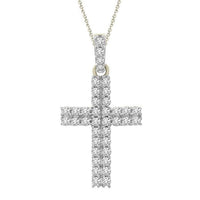 Thumbnail for LADIES PENDANT 1/2 CT ROUND DIAMOND 10K WHITE GOLD