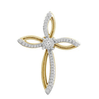 Thumbnail for LADIES PENDANT 1/6 CT ROUND DIAMOND 10K YELLOW GOLD