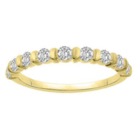 Thumbnail for LADIES STACKBLE BAND 1/2 CT ROUND DIAMOND 14K YELLOW GOLD