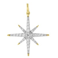 Thumbnail for LADIES PENDANT 1/6 CT ROUND DIAMOND 10K YELLOW GOLD