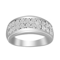 Thumbnail for LADIES BAND 1/5 CT ROUND DIAMOND 10K WHITE GOLD