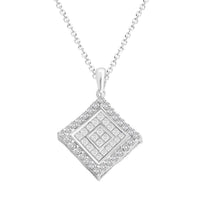 Thumbnail for LADIES PENDANT 1 CT ROUND DIAMOND 14K WHITE GOLD