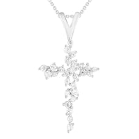 Thumbnail for LADIES PENDANT 1/4 CT ROUND  DIAMOND 10K WHITE GOLD