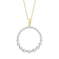 Thumbnail for LADIES PENDANT 3/4 CT ROUND DIAMOND 14K YELLOW GOLD