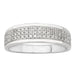 MEN'S BAND 1/5 CT ROUND DIAMOND SILVER