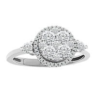 Thumbnail for LADIES RING 3/4 CT ROUND DIAMOND 14K WHITE GOLD