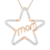 Thumbnail for LADIES PENDANT 1/15 CT ROUND DIAMOND 10K ROSE GOLD