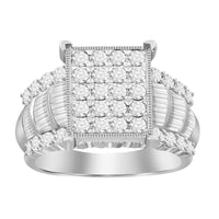 Thumbnail for LADIES RING 2 CT ROUND DIAMOND 10K WHITE GOLD