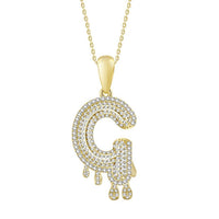 Thumbnail for MEN'S CHARM 1/3 CT ROUND DIAMOND 10K YELLOW GOLD