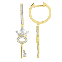 Thumbnail for MEN'S HOOPS 1/6 CT ROUND DIAMOND 10KT YELLOW GOLD