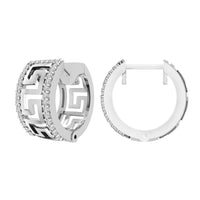 Thumbnail for MEN'S HOOPS 1/5 CT ROUND DIAMOND 10KTWHITE GOLD