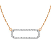 Thumbnail for LADIES NECKLACE  1/6 CT ROUND DIAMOND 10K ROSE GOLD