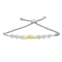 Thumbnail for LADIES BRACELET 1/20 CT ROUND DIAMOND SILVER WHITE/YELLOW