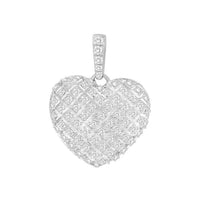 Thumbnail for MEN'S CHARM 1/4 CT ROUND DIAMOND 10K WHITE GOLD
