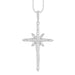 LADIES PENDANT 1/6 ROUND DIAMOND 10K WHITE GOLD