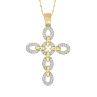 Thumbnail for LADIES PENDANT 1/6 CT ROUND DIAMOND 10K YELLOW GOLD
