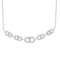 Thumbnail for LADIES NECKLACE 1/4 CT ROUND DIAMOND 10K WHITE GOLD
