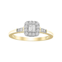 Thumbnail for LADIES RING 1/5 CT ROUND DIAMOND 10K YELLOW GOLD