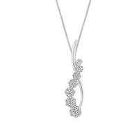 Thumbnail for LADIES PENDANT 1/4 CT ROUND DIAMOND 10K WHITE GOLD