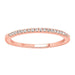 0.35CT RD DIAMONDS SET IN 14KT TTT WHITE YELLOW AND ROSE GOLD LADIES STACKBLE BAND