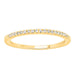 0.35CT RD DIAMONDS SET IN 14KT TTT WHITE YELLOW AND ROSE GOLD LADIES STACKABLE BAND
